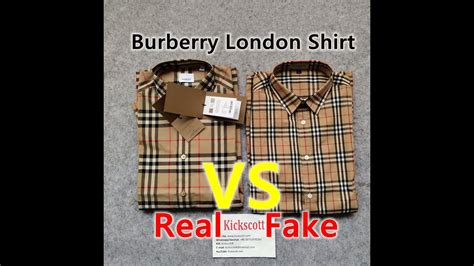 how to tell real burberry shirt from fake|authenticate burberry item.